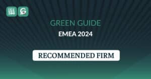 Logo Green Guide EMEA 2024 - Recommended firm