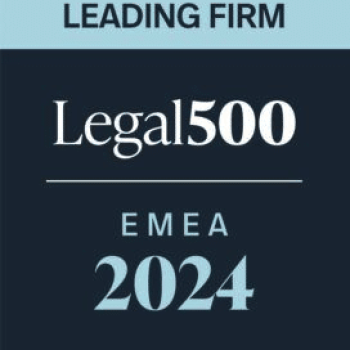 Legal 500 EMEA Leading Firm ranking for 2024